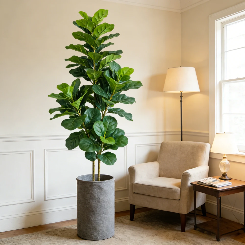 64/122cm Artificial Fiddle Fig - огляд і ціна Ficus Lyrata Tree