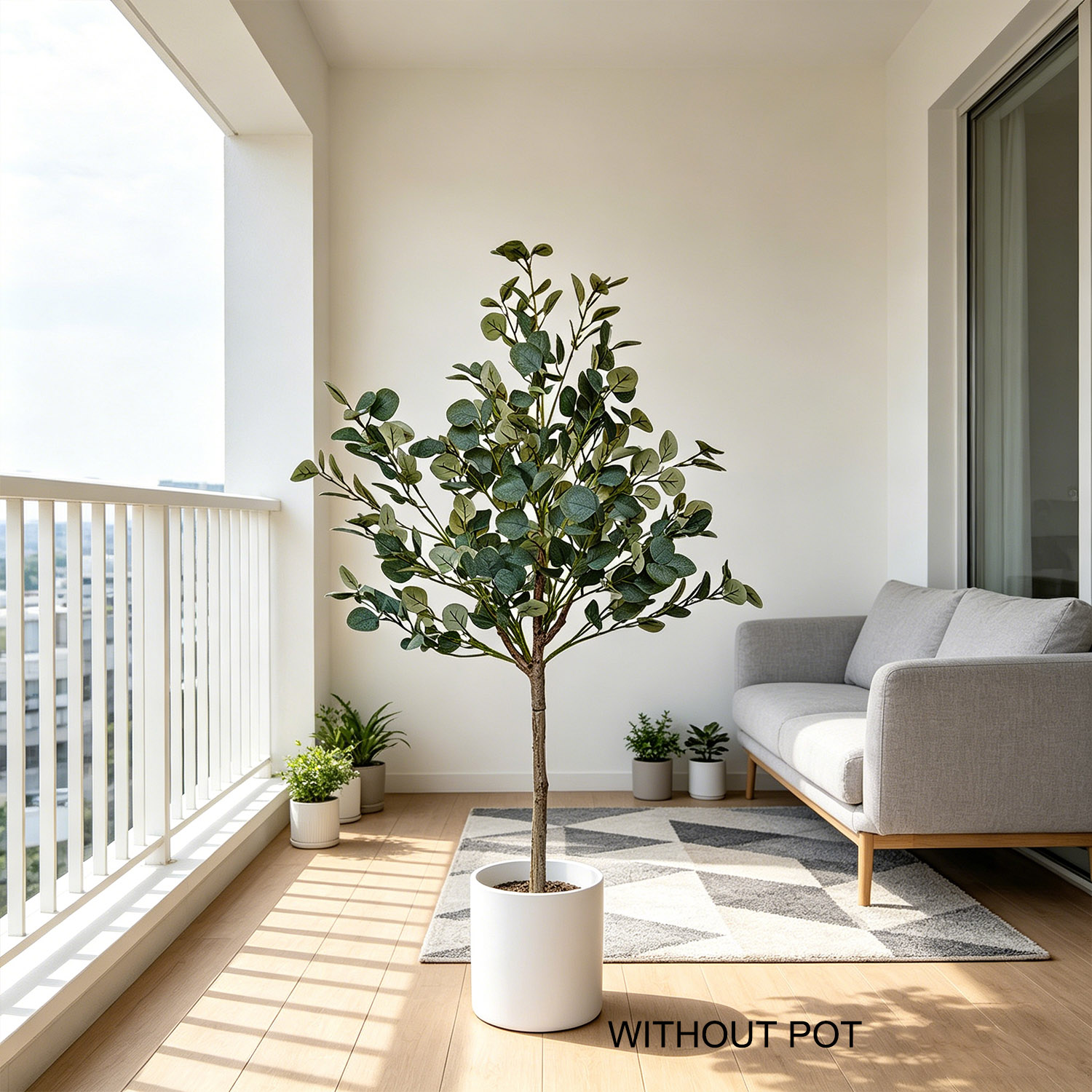 140cm Artificial Eucalyptus Pl - огляд і ціна Ficus Lyrata Tree
