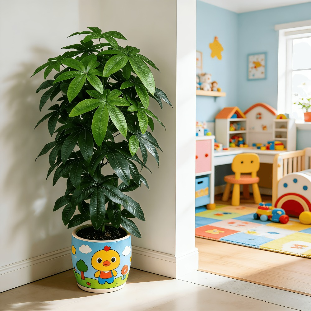 An Artificial Money Tree Pachi - огляд і ціна Ficus Lyrata Tree